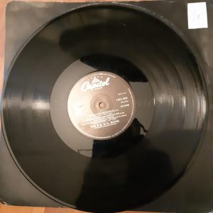 12" Vinyl Record "ON THE BEAT" by B.B. & Q BAND 1981 - on Capital Records